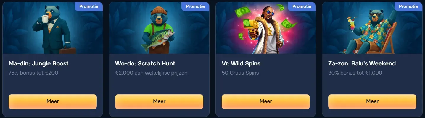 baloobet casino promoties